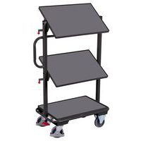 Chariot à plateaux pour bacs norme Europe - Capacité 200 Kg