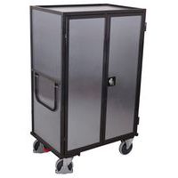 Chariot haut ergonomique 5 plateaux bois - Acier galvanisé - 500 Kg