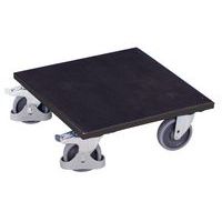 Plateau roulant bois - Finition caoutchouc - Capacité 400kg
