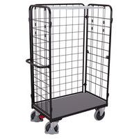 Roll conteneur avec base bois - 3 cotés - Capacité 500 kg