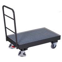 Chariot à dossier tubulaire avec bac de rétention