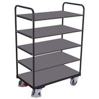 Chariot 5 plateaux haut - série SW