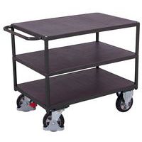 Chariot à plateaux charge lourde, 4 plateaux