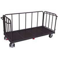 Chariot avec 3 parois tubulaires