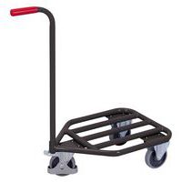 Chariot col de cygne avec plateau tubulaire