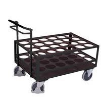 Chariot pour bouteilles avec système de blocage/déblocage