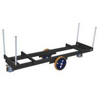 Chariot pour long matériel avec 4 montants