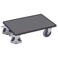 Plateau roulant modulaire Euro avec plateau (rebord de 10 mm)