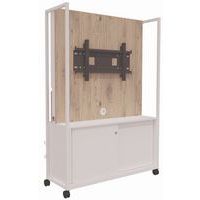 Tableau mobile multimédia avec armoire Martin - Eol