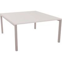 Table de réunion en pied carré de 25mm d'épaisseur Arial - Eol