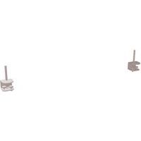 Lot de 2 pinces fixation frontale de 40cm de hauteur Twins - Eol