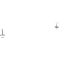 Lot de 2 pinces fixation traversante de 40cm de hauteur Twins - Eol