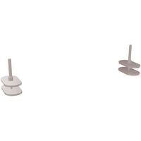 Jeu de pinces de fixation pour panneau 40cm de hauteur Solange - Eol