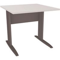 Table en pied L avec carter 80 cm - Idol - Eol