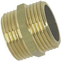 Mamelon double mâle égal 280 - Laiton - Boutte