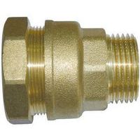 Raccord serrage extérieur mâle 20x27mm pour tuyaux Ø25mm - Laiton