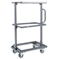 Chariot acier 200 kg - Pour bacs norme Europe - Manutan Expert