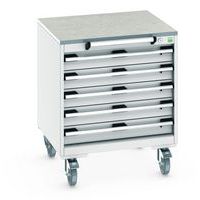 Armoire à Tiroirs Roulante Cubio SLR-666-5.3 - Bott