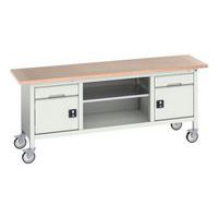 Etabli Monobloc Roulant Verso 2000 x 600 M31 - Bott