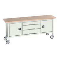 Etabli Monobloc Roulant Verso 2000 x 600 M32 - Bott