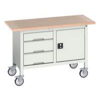 Etabli Monobloc Roulant Verso1250x600 M4 - Bott