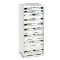 Armoire à 9 tiroirs Cubio - 650x750x1600mm - Bott