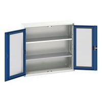 Armoire Verso Portes Transparentes Avec 2 Tablettes 1050x350x1000_Bott