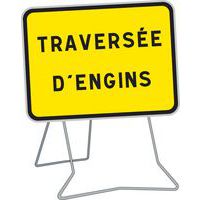 Panneau KC1 Traversée d'engins classe 1 sur pied - Aximum