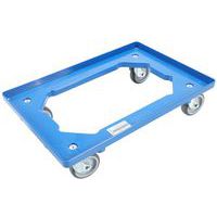 Plateau roulant bleu 600x400mm - Force 250 kg - Kruizinga