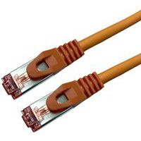 Cordon RJ45 catégorie 6A LSZH - Orange - BlueLan