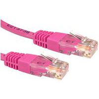 Cordon RJ45 catégorie 6A LSZH - Rose - BlueLan