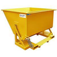 Benne basculante sur socle - 370 L - Manutan Expert