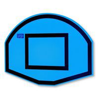 Panneau de basket polyester forme demi lune couleur