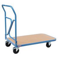 Chariot plateau bois dossier rabattable Force 250 kg