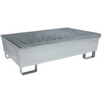 Bac de rétention acier conique 220 L - 2 fûts - Manutan Expert