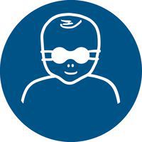 Panneau protection des yeux opaque pour enfants obligatoire - Djois Made By Tarifold