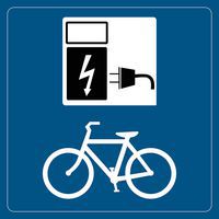 Panneau d'information - Vélo électrique