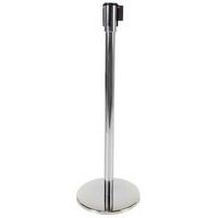 Poteau acier inoxydable à sangle - 2m - Acier - Manutan Expert