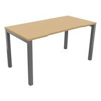 Bureau Astro Arche droit échancré 140 x 70 cm Buronomic