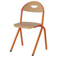 Chaise Malibu AST assise/dossier hêtre - piètement acier