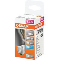 Led Sph Clair Fila.4W E27 Frd Bte - Osram