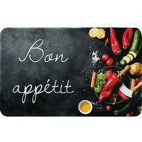 Tapis Cuisine Bon Appetit 50X80Cm - Idmat