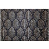 Tapis Dallas 40X60Cm Graphique Noir - Idmat