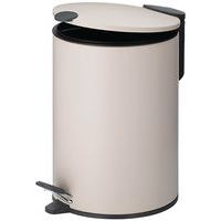 Poubelle Mats 3L Metal Beige - Kela