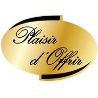 Sticker Plaisir Offrir Oval X500 - Papeterie Du Poitou