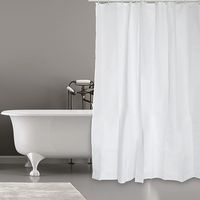 Rideau Douche 180X200 Polyester Blanc - Msv