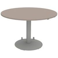 Table Mano mobile ronde Ø120 cm hauteur réglable plateau stratifié ABS Mobidecor
