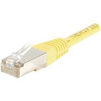 Cordon patch RJ45 - Câble droit Cat. 6 - Blindé FTP - Jaune