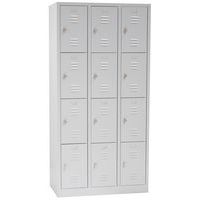 Vestiaire multicases, Type de vestiaire: À casiers, Matériau: Acier, Nb de cases/colonne: 4
