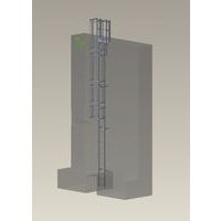 Kit complet échelle à crinoline - Hauteur 7 m - Tubesca